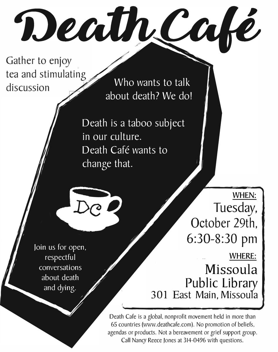 Death Cafe Missoula MT (Festival of Remembrance)