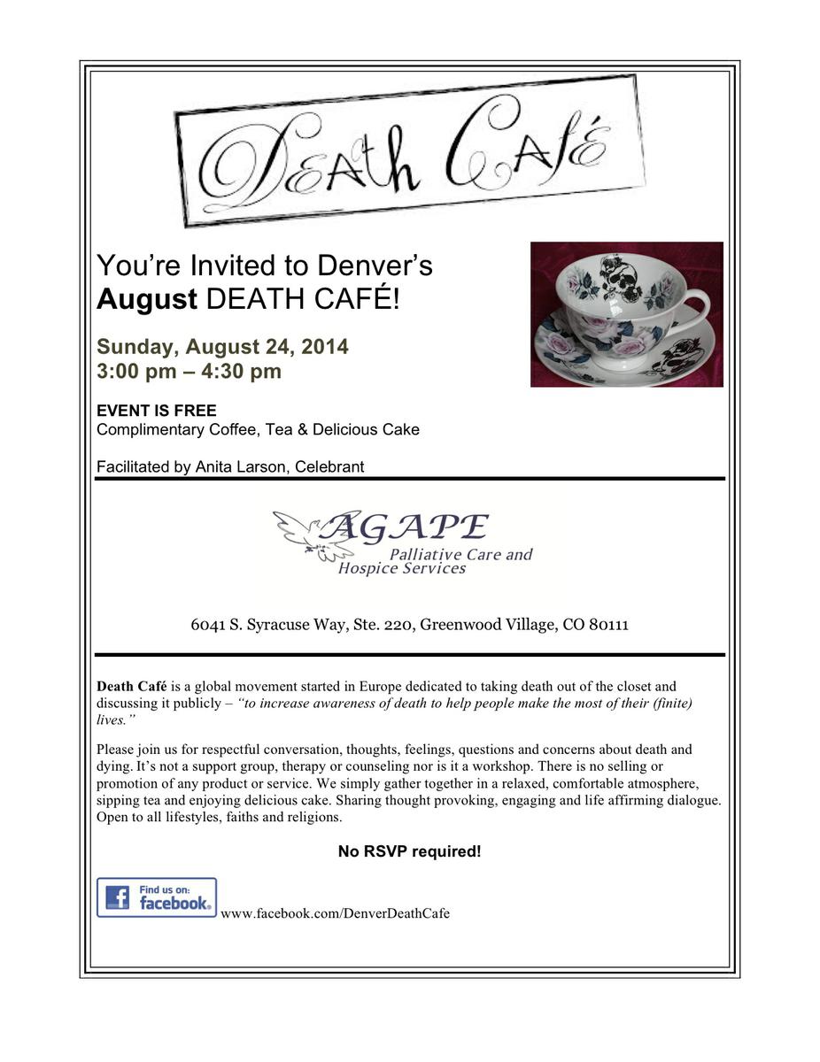 Denver Death Cafe-August