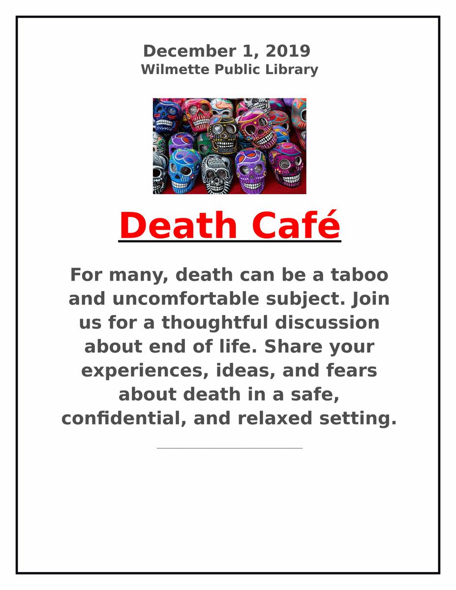 Wilmette Death Cafe