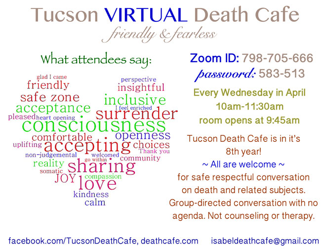 Tucson Friendly & Fearless Death Cafe