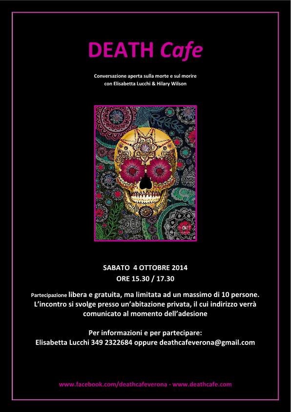 Invito a partecipare al Death Cafe, conversazione aperta sulla morte e sul morire