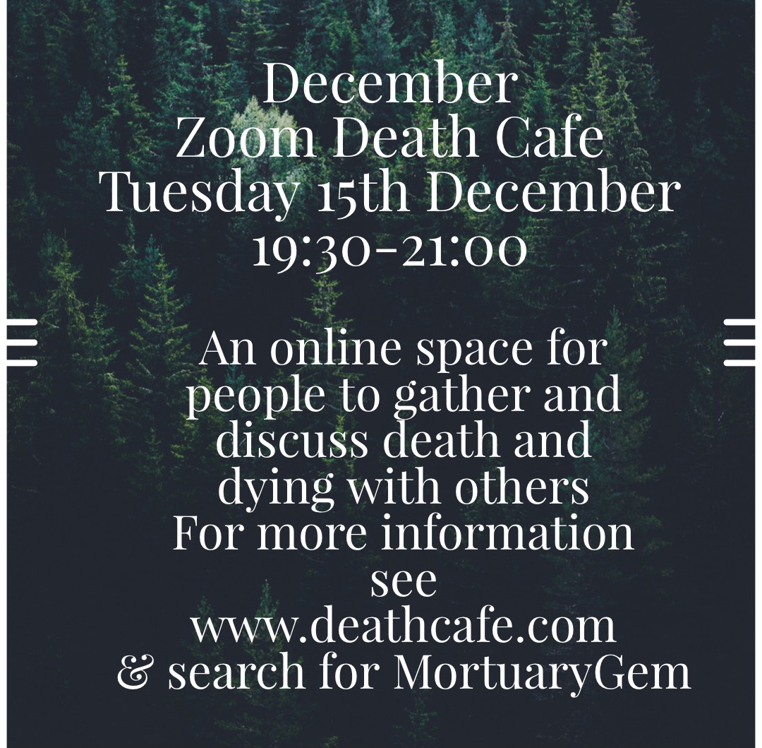 Online Upminster Death Cafe GMT