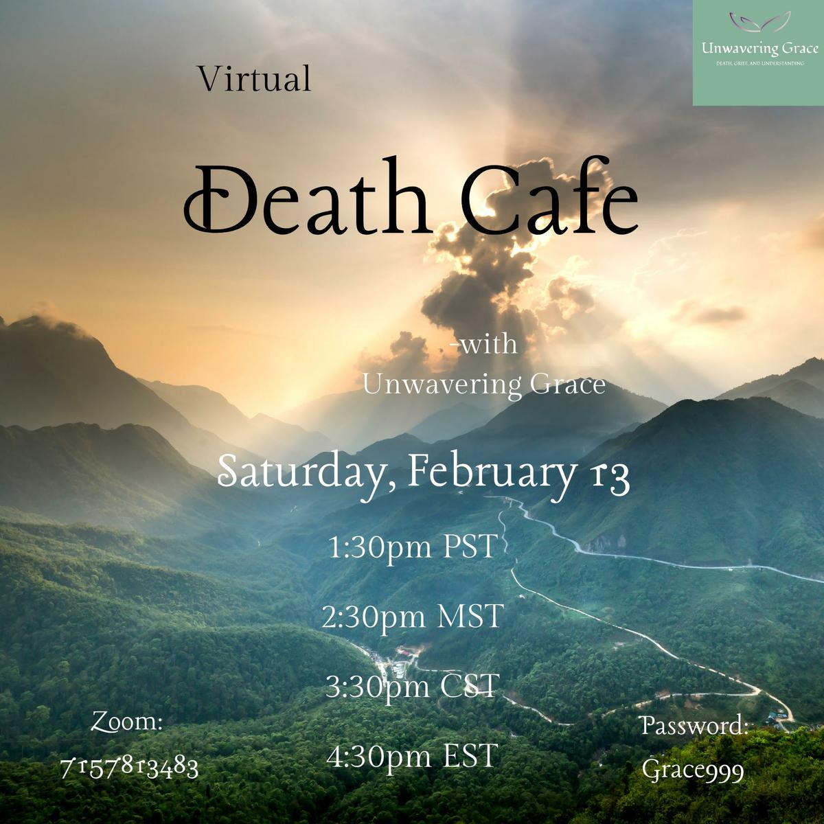 Virtual Death Cafe PST