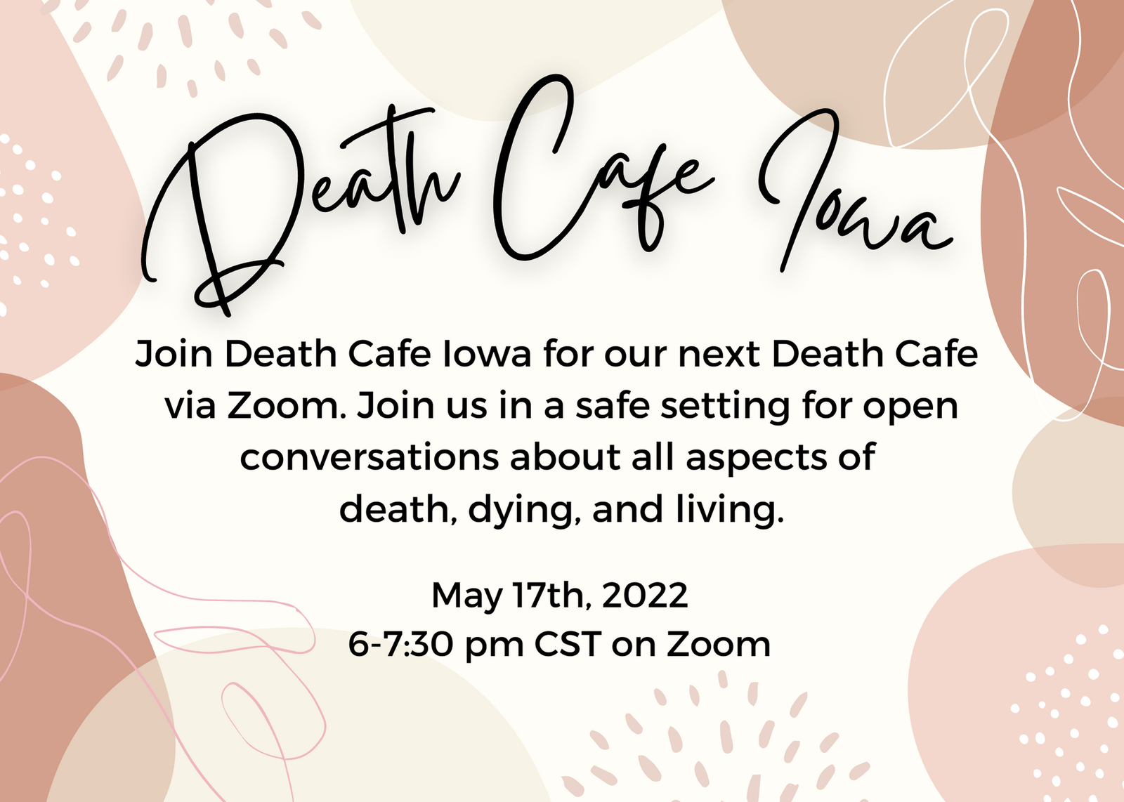 May Online Death Cafe CDT