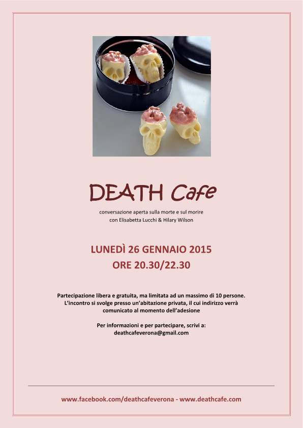 Invito a partecipare al Death Cafe, conversazione aperta sulla morte e sul morire