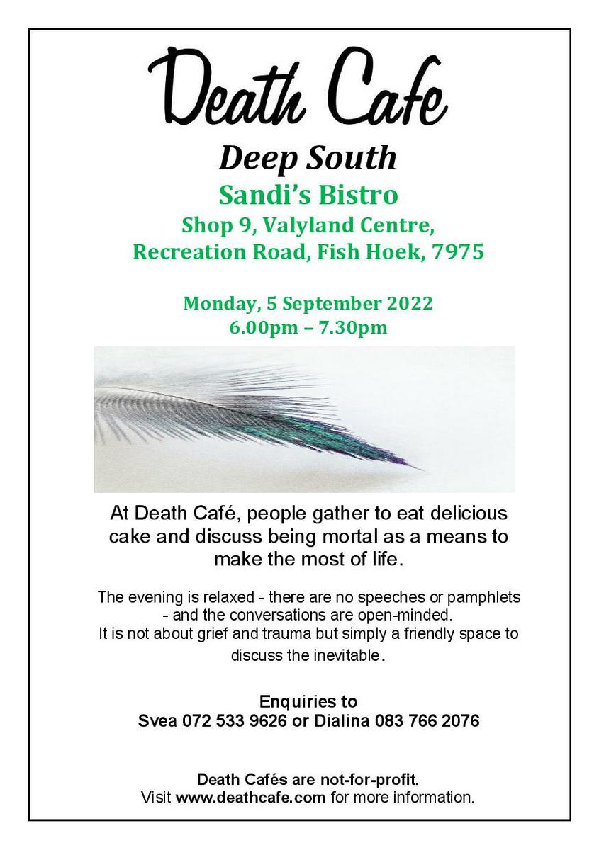 Death Cafe Deep South - South Africa