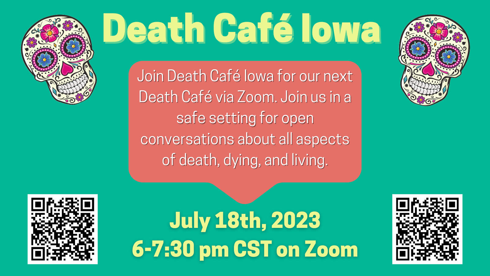 Virtual Death Cafe Iowa