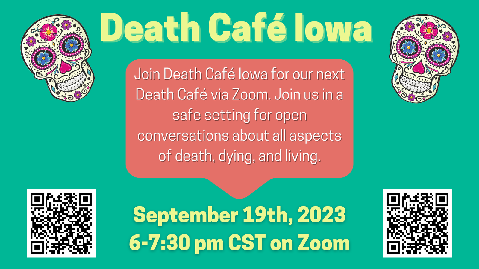 Virtual Death Cafe Iowa