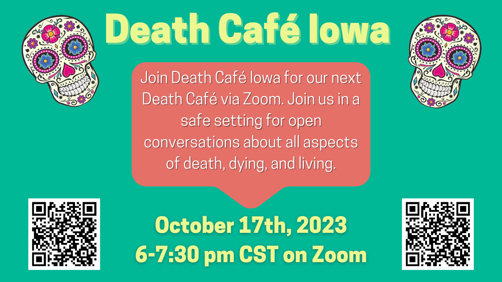 Virtual Death Cafe Iowa