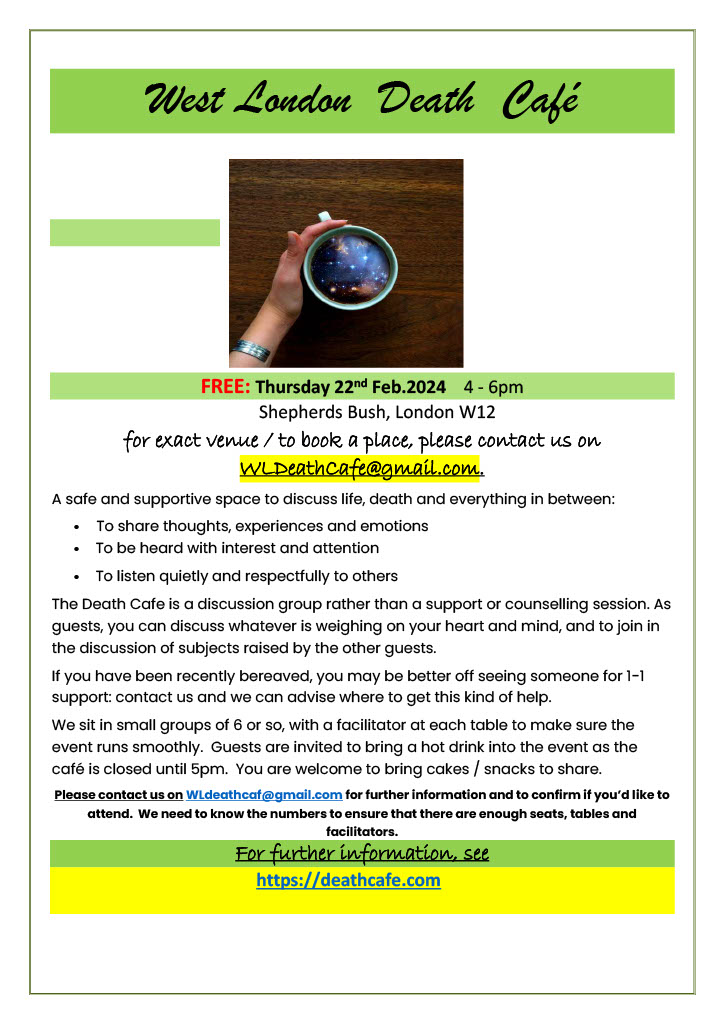 West London Death Cafe