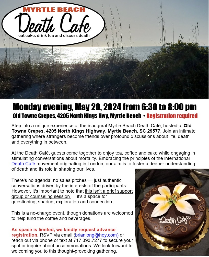 Myrtle Beach Death Cafe