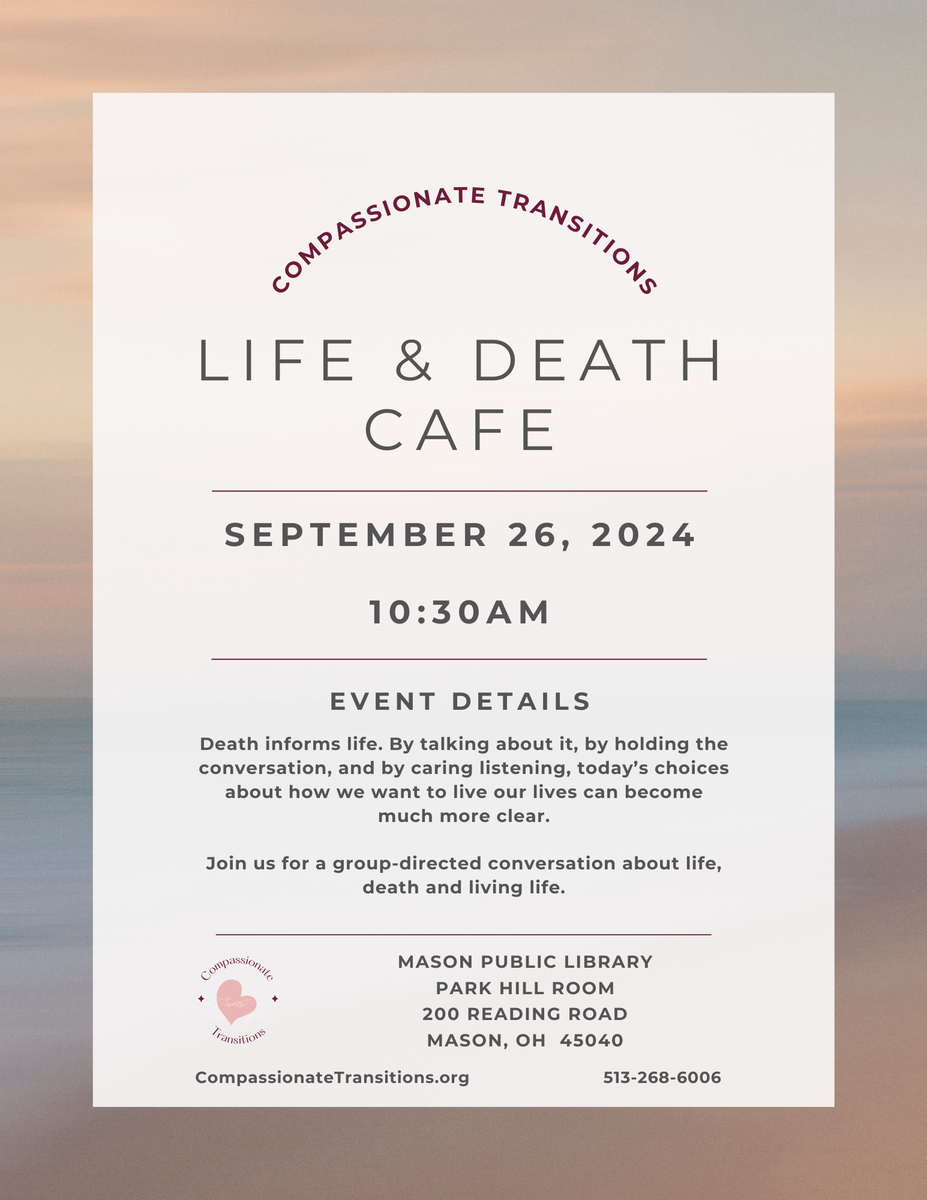 Life & Death Cafe - Mason OH