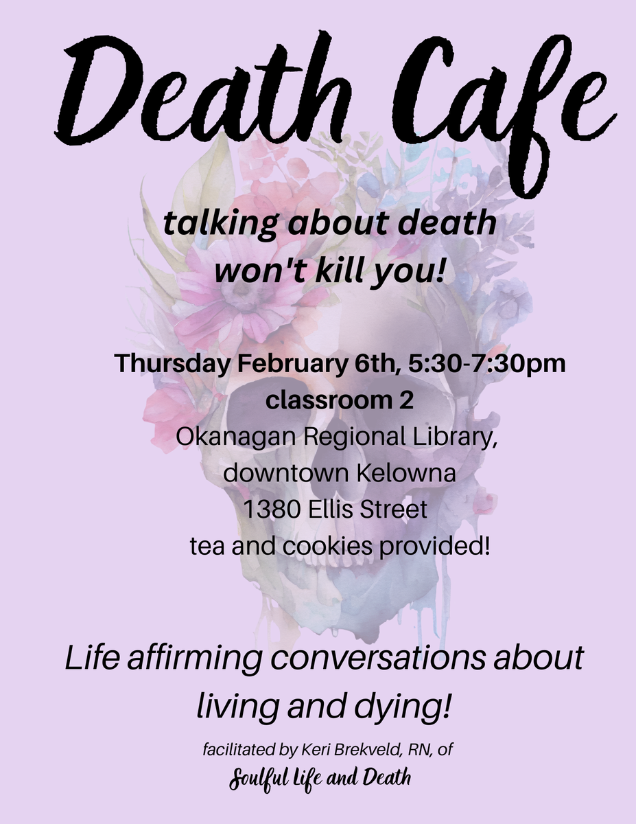 Death Cafe , Kelowna BC