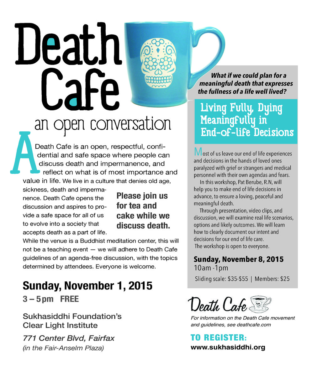 Death Cafe in Fairfax, California