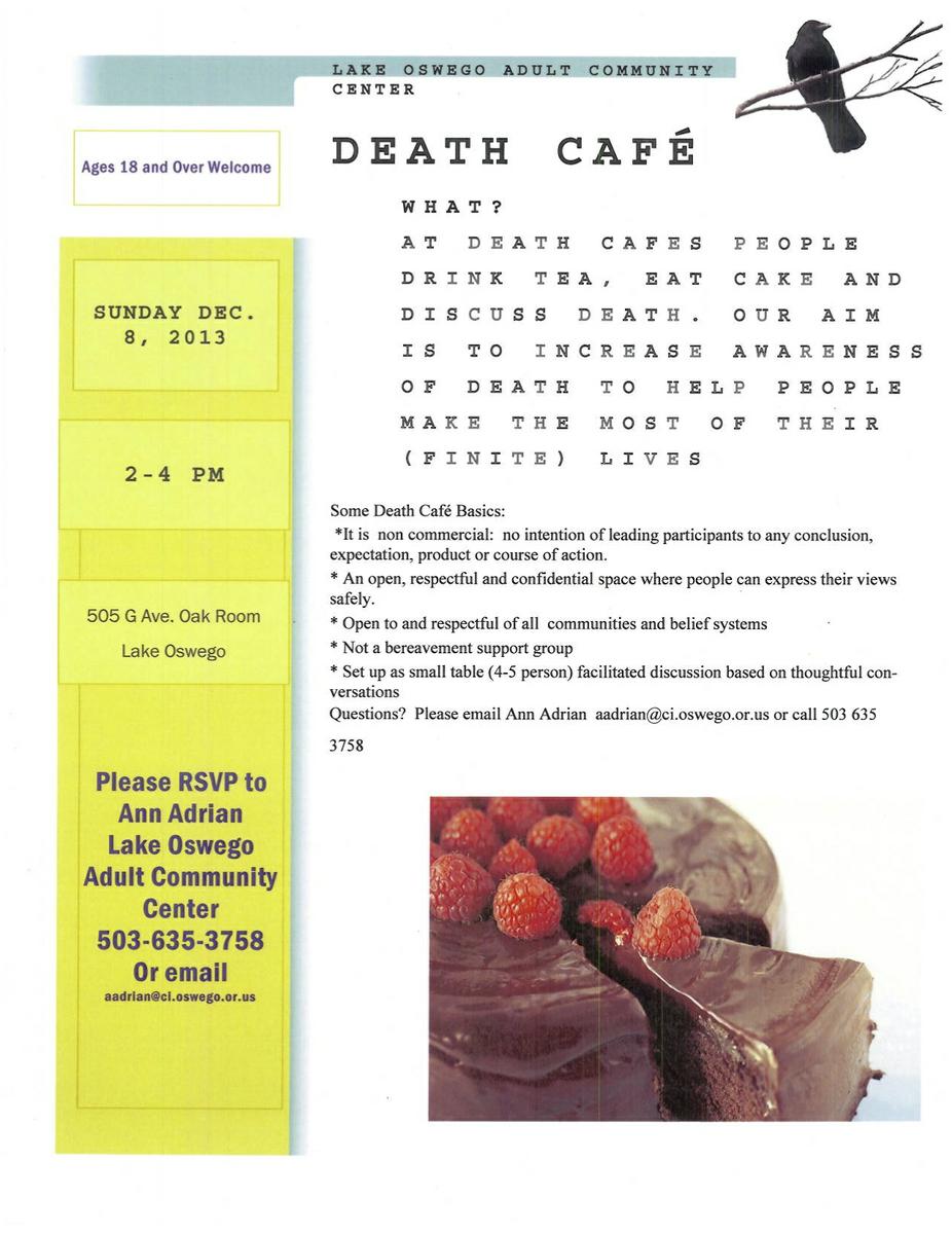 Lake Oswego Death Cafe