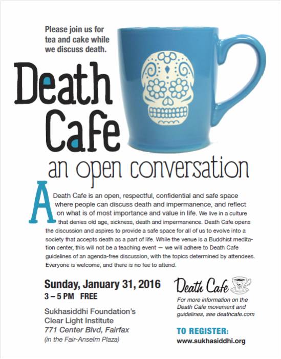 Death Cafe in Fairfax, California