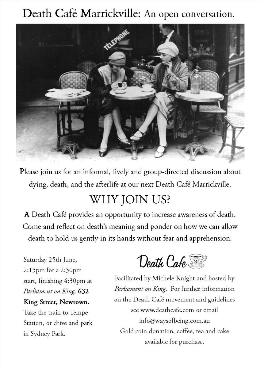 Death Cafe Marrickville