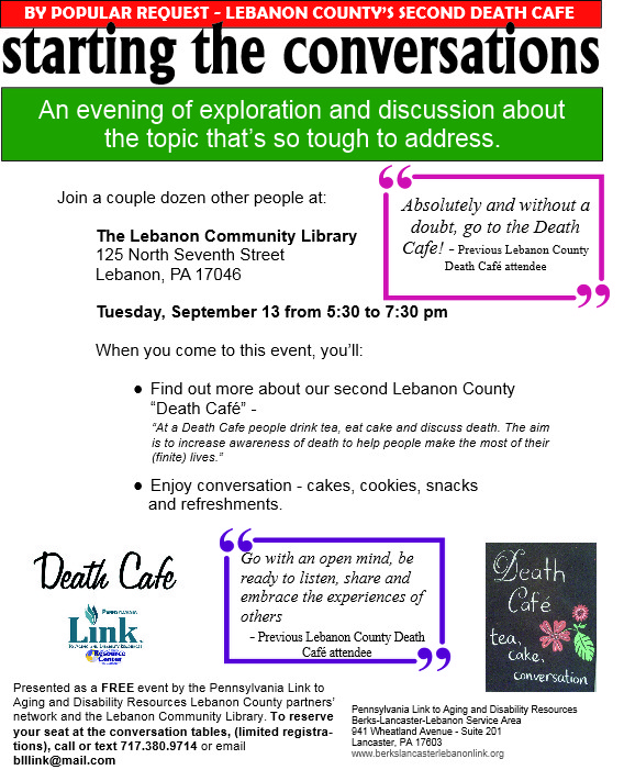 Lebanon County Death Cafe