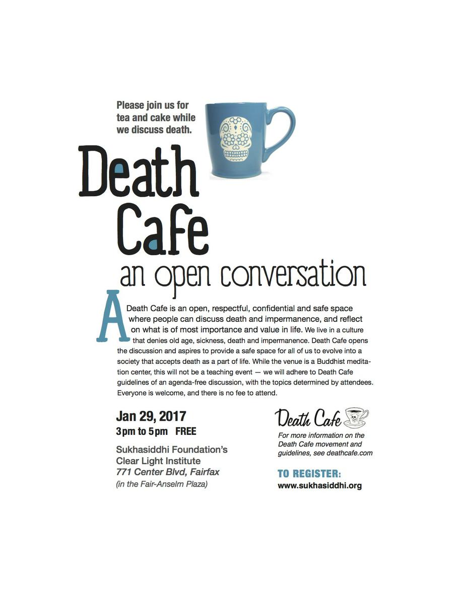 Death Cafe in Fairfax, California