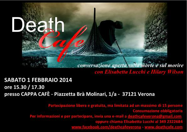 Invito a partecipare al Death Cafe, conversazione aperta sulla morte e sul morire