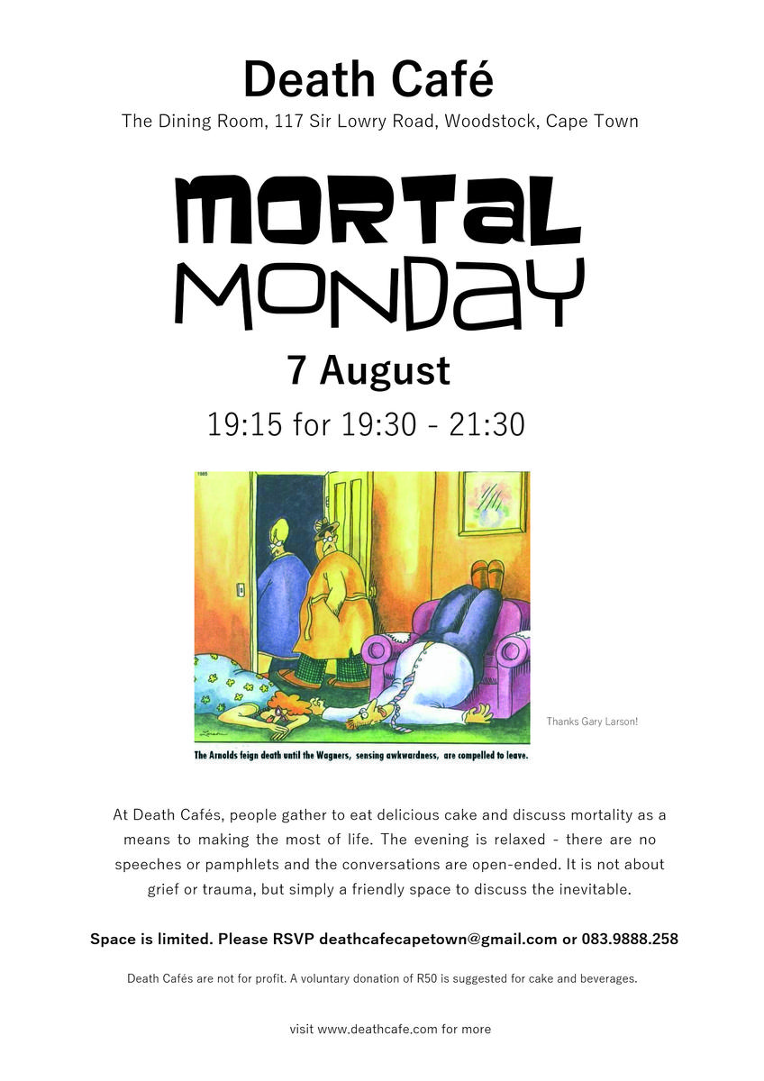 Mortal Monday Death Cafe Cape Town