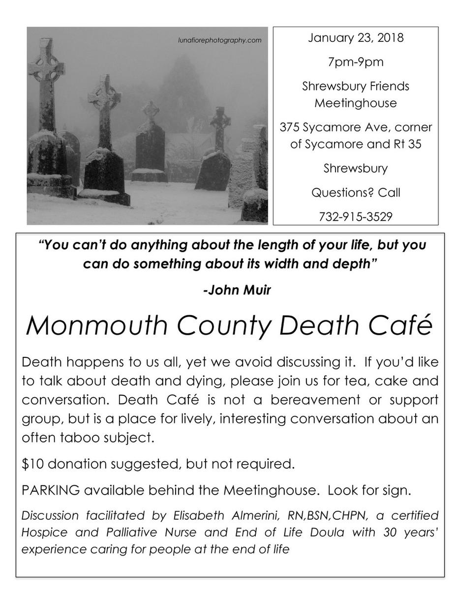 Monmouth County Death Cafe