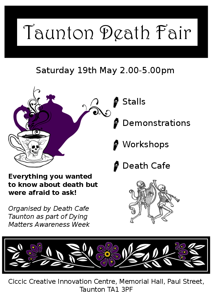 Death Cafe Taunton as part of Taunton Death Fair