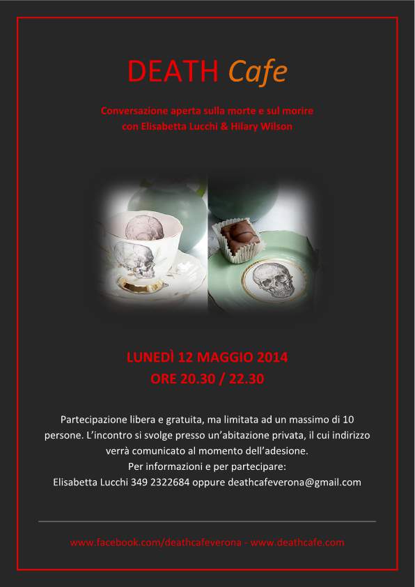 Invito a partecipare al Death Cafe, conversazione aperta sulla morte e sul morire