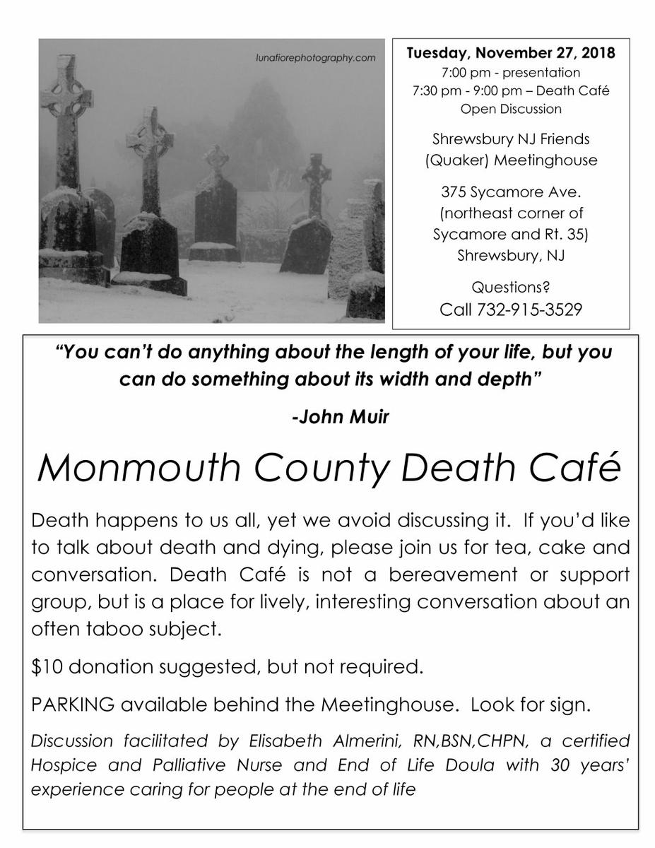 Monmouth County Death Cafe