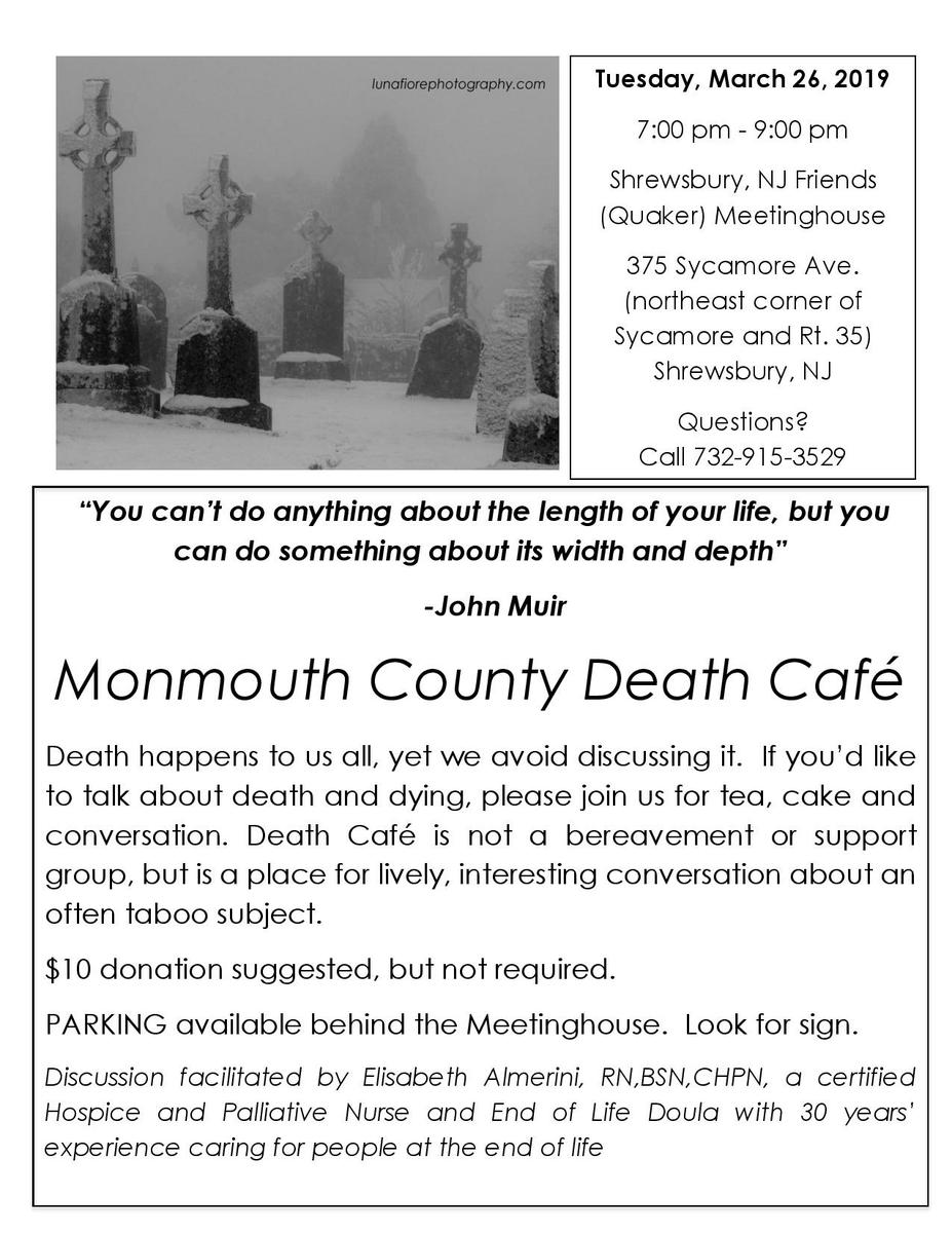 Monmouth County Death Cafe